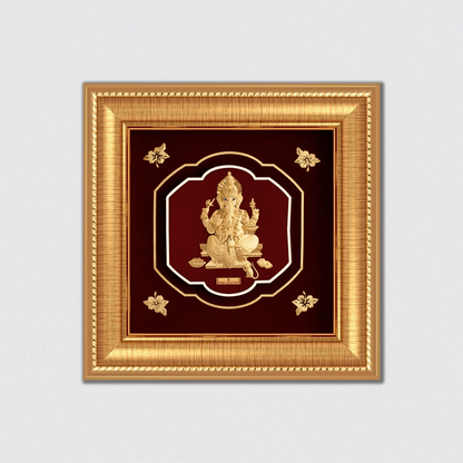 premium Lord Ganesha gold frame for Diwali gifting