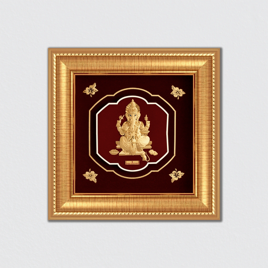 premium Lord Ganesha gold frame for Diwali gifting