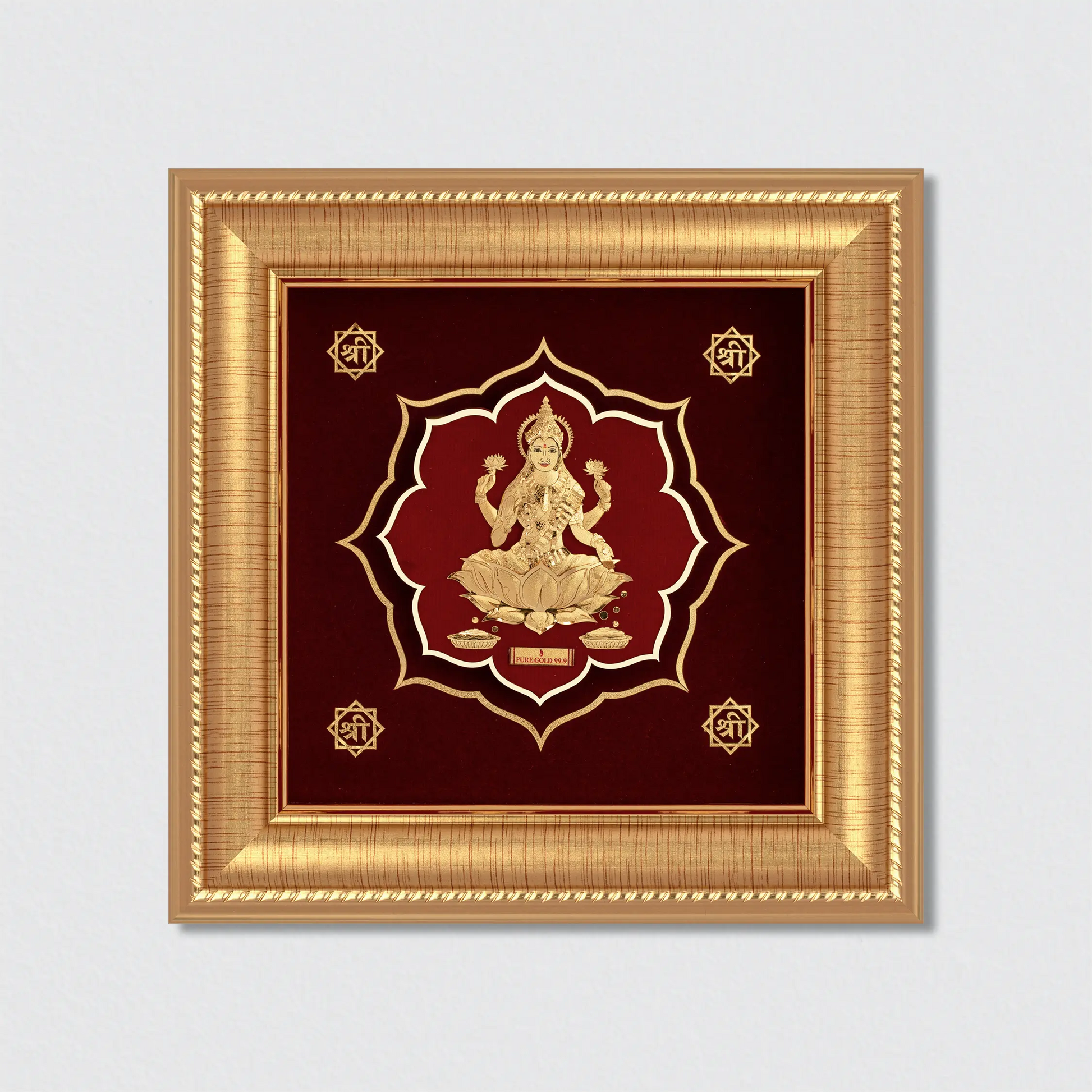 Lakshmi gold decor frame for Diwali gifting