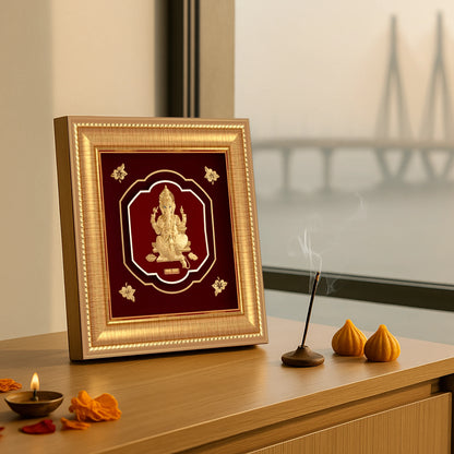 Ganpati housewarming wall frame gifting and home temple.