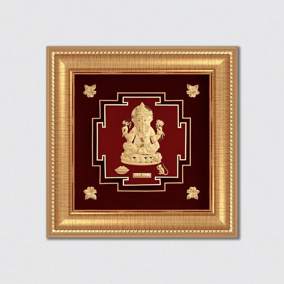 Lord Ganesha 24K Gold Artwork – O8