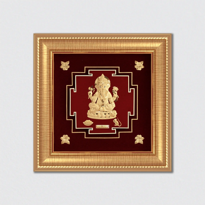 Lord Ganesha 24K Gold Artwork – O8