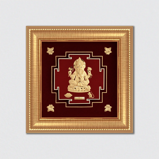Lord Ganesha 24K Gold Artwork – O8
