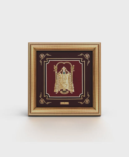 Tirupati Balaji gold wall hanging for home decor and gifting,