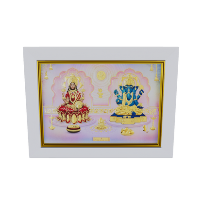 Shree Lakshmi, Ekdanta Ganesha- (2s7)