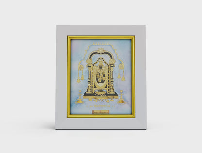 Prima art 24K gold Balaji frame for home décor , corporate gifting and housewarming and wedding gift. Perfect wall hanging lord balaji frame , table top lord balaji frame. 