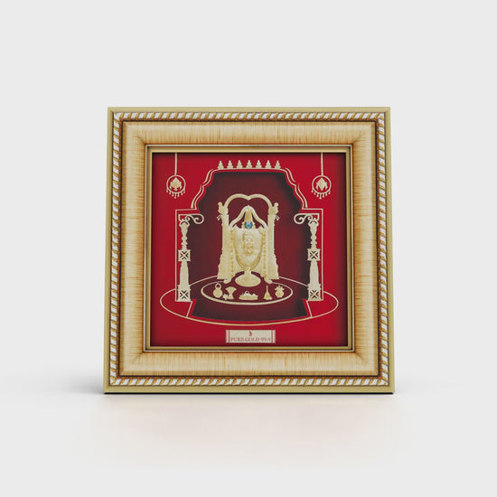 Prima Art Balaji 24K Gold Sheet Artwork Frame best for festival and corporate gifting 