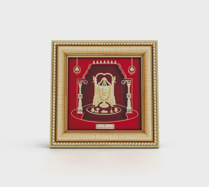 Prima Art Balaji 24K Gold Sheet Artwork Frame best for festival and corporate gifting 