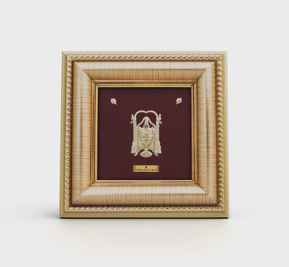 24K gold Balaji artwork in premium frame – perfect for home decor and gifting