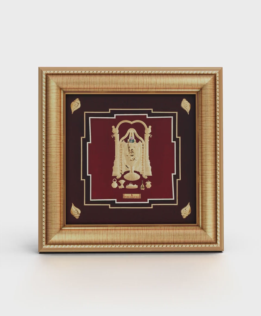 Balaji gold artwork for housewarming gift