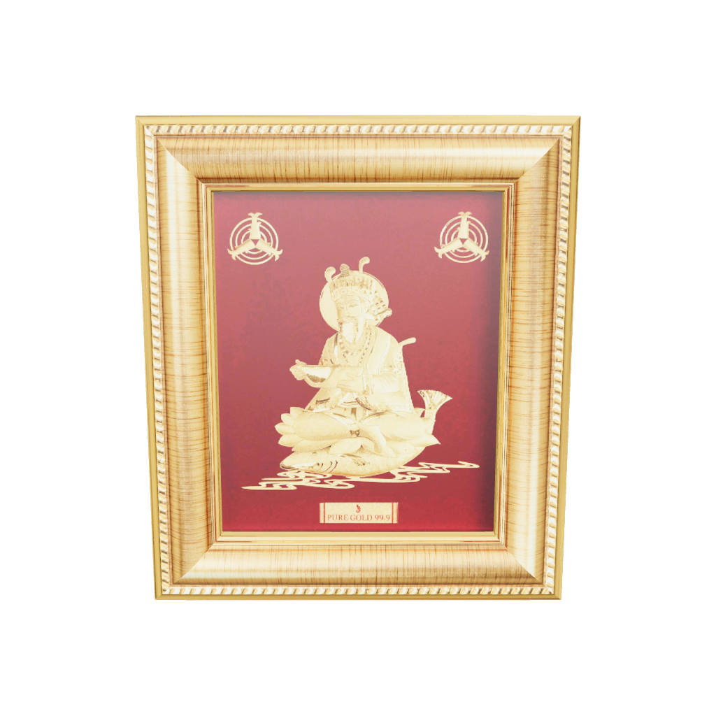 Jhulelal Pure 24-karat Gold Artwork