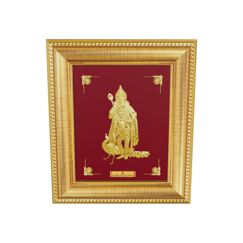 Prima Art , Prima Art India, Prima Art artwork, Prima Art 99.90% gold sheet artwork, 24k gold sheet artwork, Devotional artwork , Prima Art 24k gold sheet artwork, Balaji gold artwork
