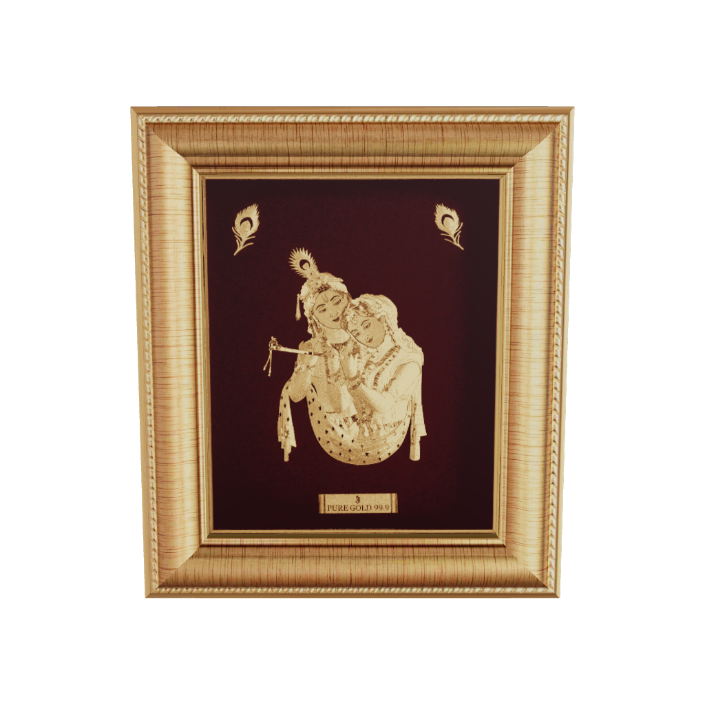 Radha Krishna Eternal love photo frame, perfect gift for home temple , housewarming.