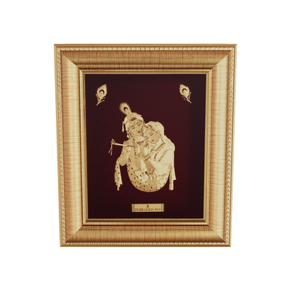 Radha Krishna Eternal love photo frame, perfect gift for home temple , housewarming.