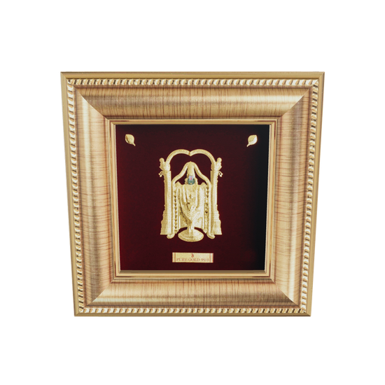 Prima Art Balaji 24K Gold Sheet Artwork Frame best for festival and corporate gifting 