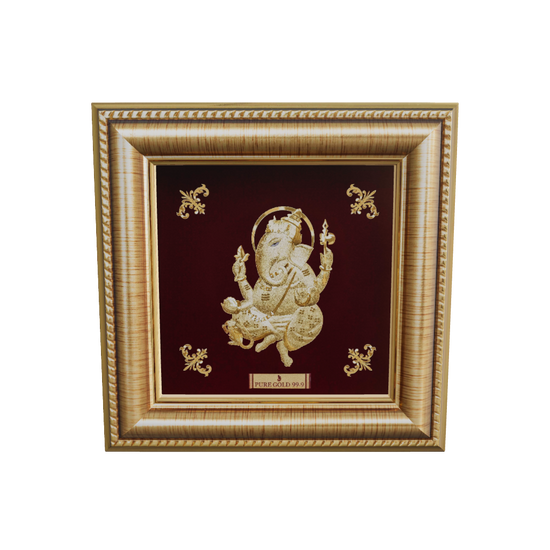 Prima Art Balaji 24K Gold Sheet Artwork Frame best for festival and corporate giftin