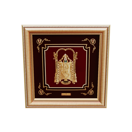 irupati Balaji gold wall hanging for home decor and for gifting.
