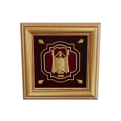24k gold Balaji frame for spiritual gifting