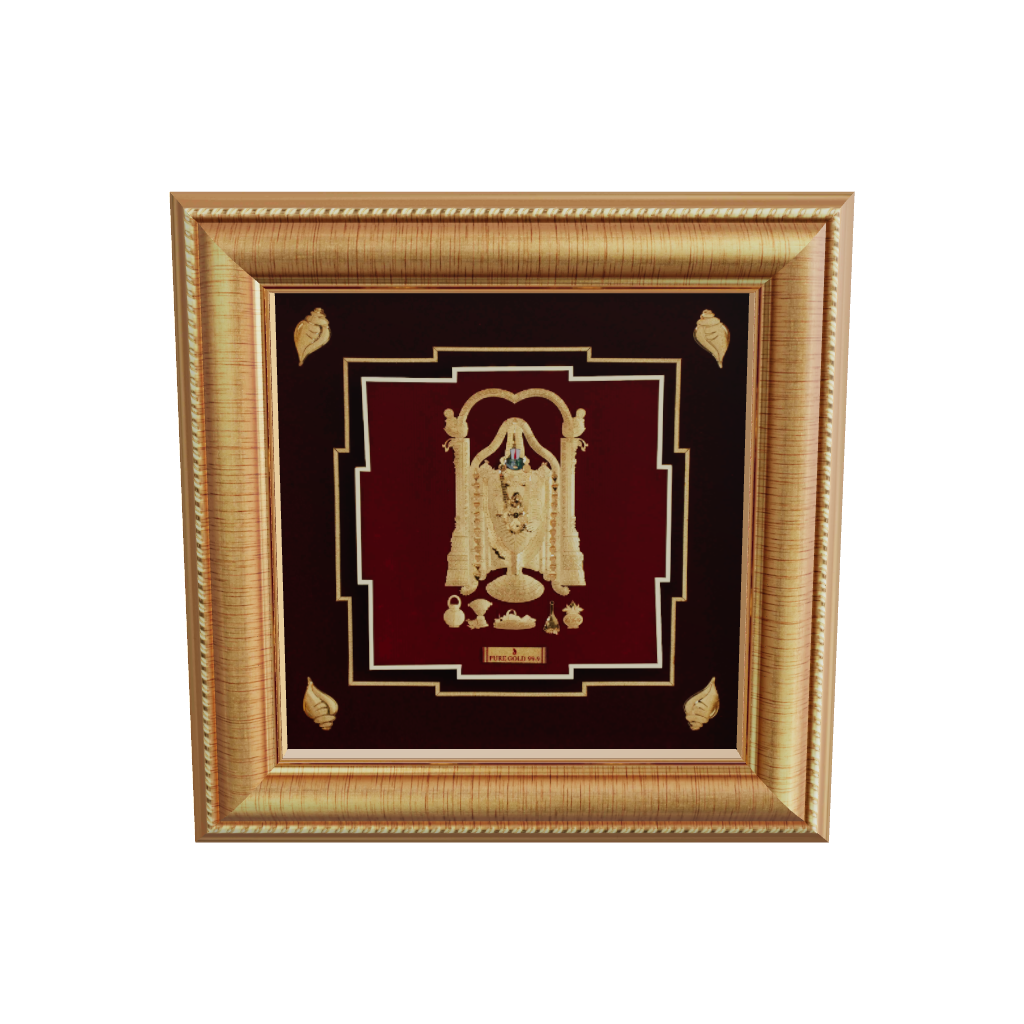 Balaji gold artwork for housewarming gift