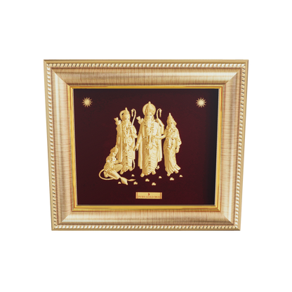 Prima Art Ram Darbar 24K Gold Sheet Artwork Frame best for festival and corporate gifting 
