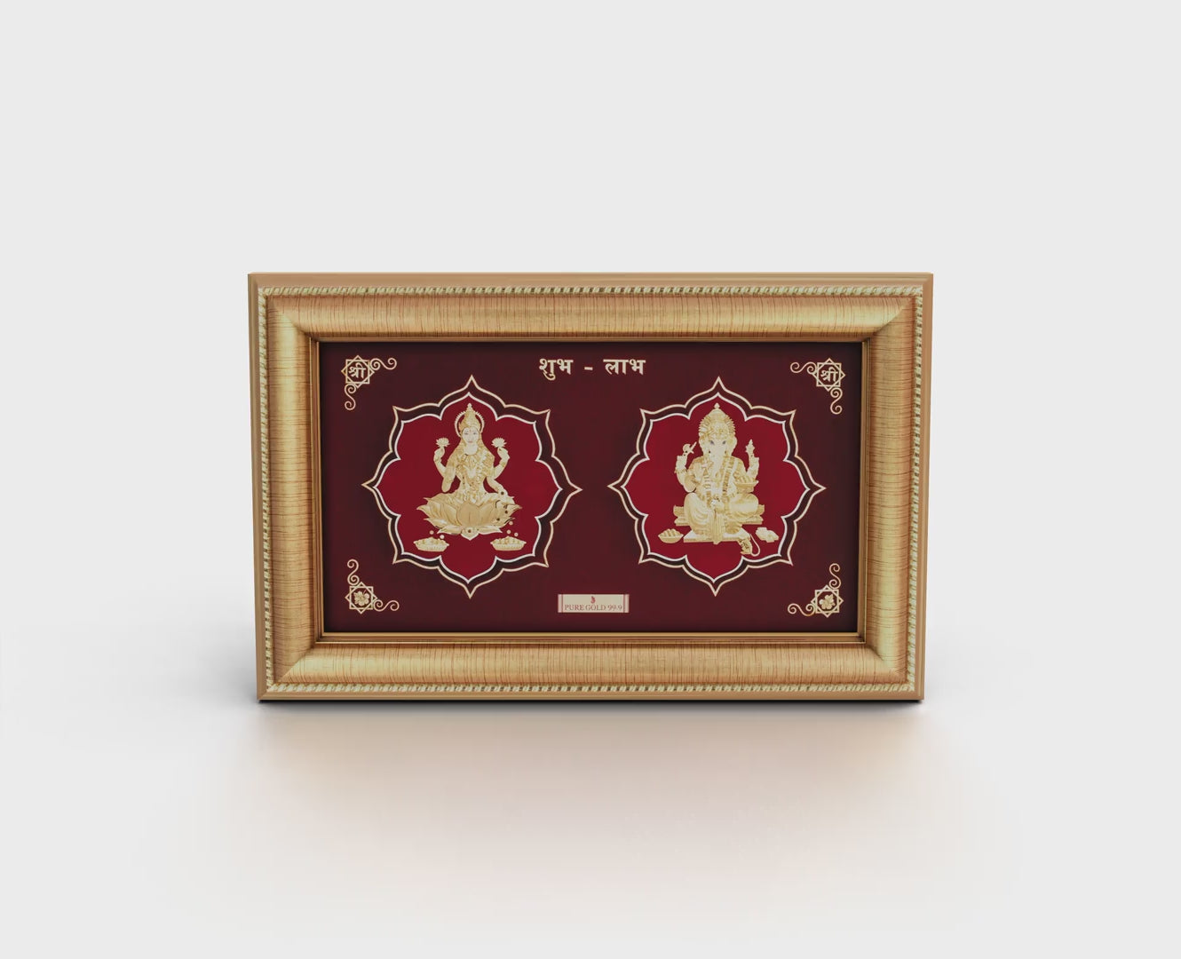 Laxmi Ganesh wall frame for housewarming gift and home temple