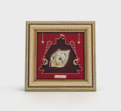 Prima Art Radha Krishna 24K Gold Sheet Artwork Frame best for festival and corporate gifting 