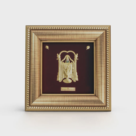 Prima Art Balaji 24K Gold Sheet Artwork Frame best for festival and corporate gifting 