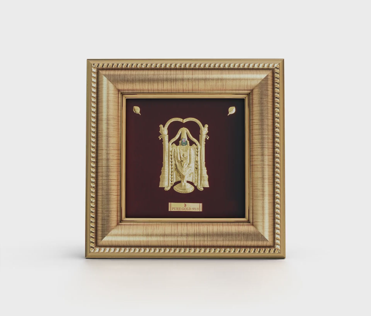 Prima Art Balaji 24K Gold Sheet Artwork Frame best for festival and corporate gifting 