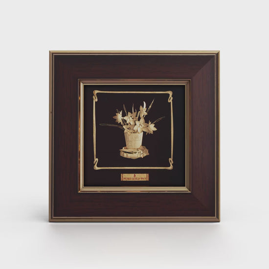 Prima art 24K gold Love birds in premium frame – perfect for home decor and gifting. Frame from table top , bedside , wall hanging.