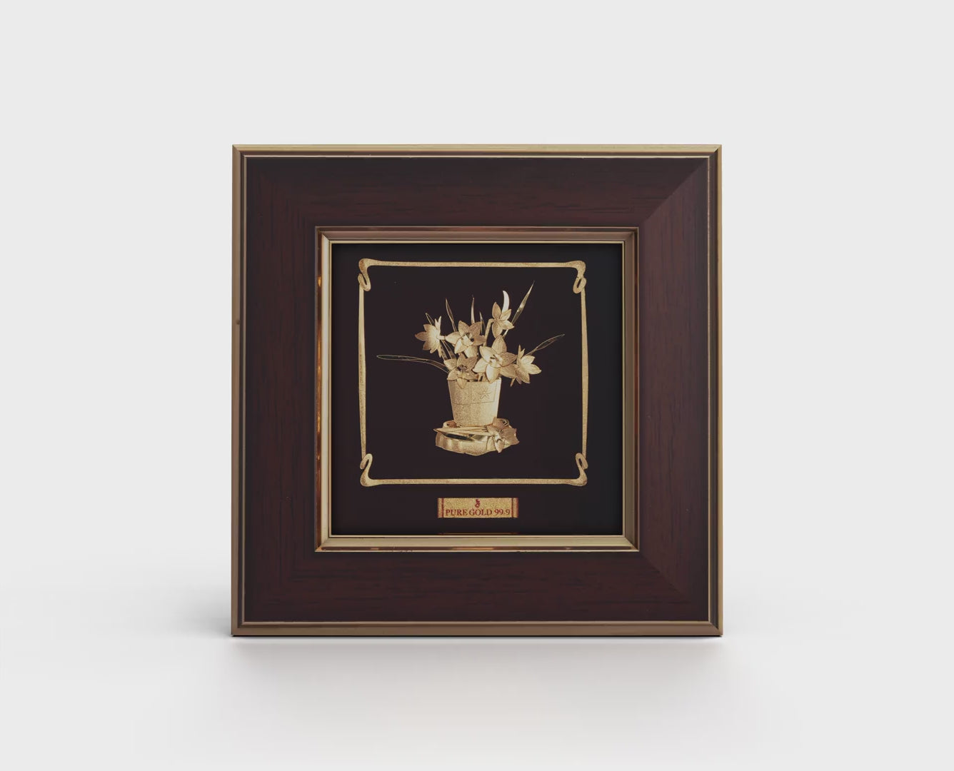 Prima art 24K gold Love birds in premium frame – perfect for home decor and gifting. Frame from table top , bedside , wall hanging.