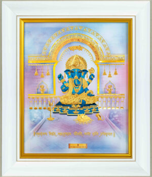 Prima Art Ekdanta Ganesha 24K Pure Gold Artwork (s3)