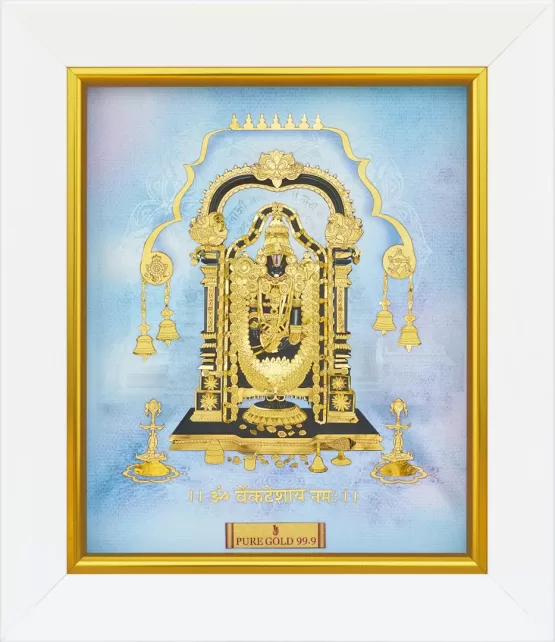 Prima Art Balaji 24K Pure Gold Artwork (s7)