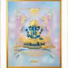 Prima Art Ekdanta Ganesha 24K Pure Gold Artwork (s1)