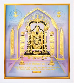 Prima Art Balaji 24K Pure Gold Sheet Artwork (s4)